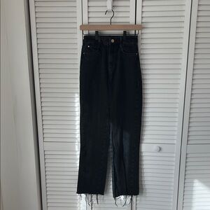 Zara Women's High Rise Black Jeans Sz 2
